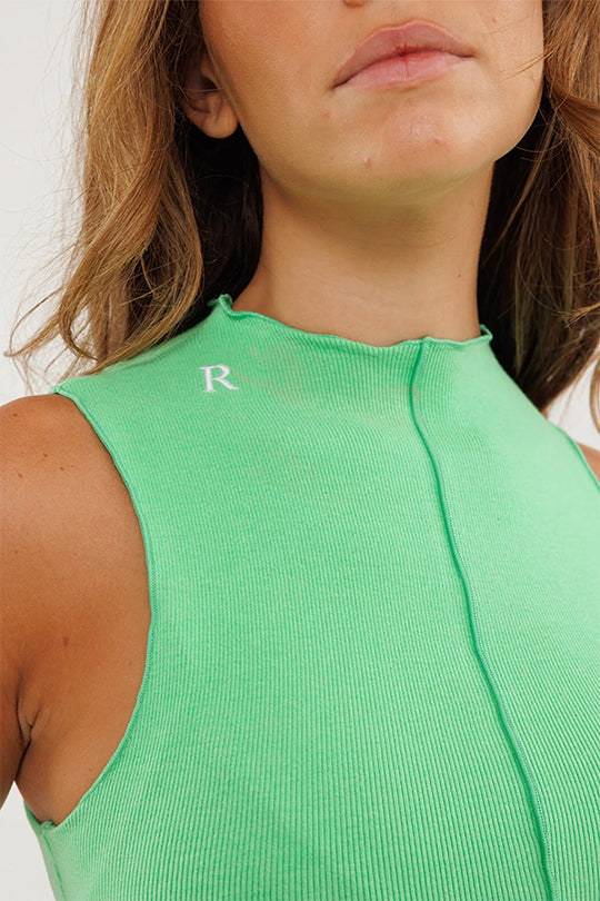 W SLEEVLESS SHIRT 24273890B GREEN 55
