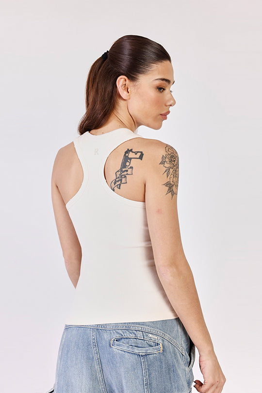 גופיית RIB בצבע בז'