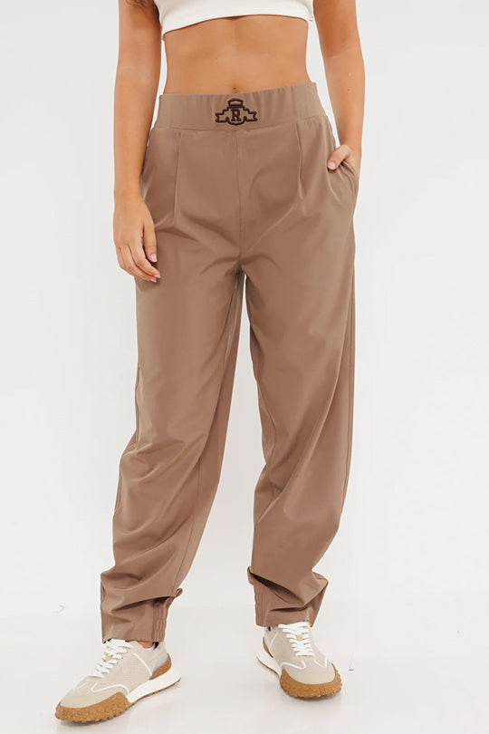 W 4WAY LONG PANTS 25173803P CAMEL 56