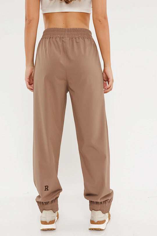 W 4WAY LONG PANTS 25173803P CAMEL 56