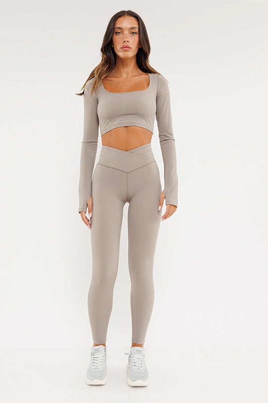 W ACTIVE  LONG TIGHTS 25173811P GREY 11