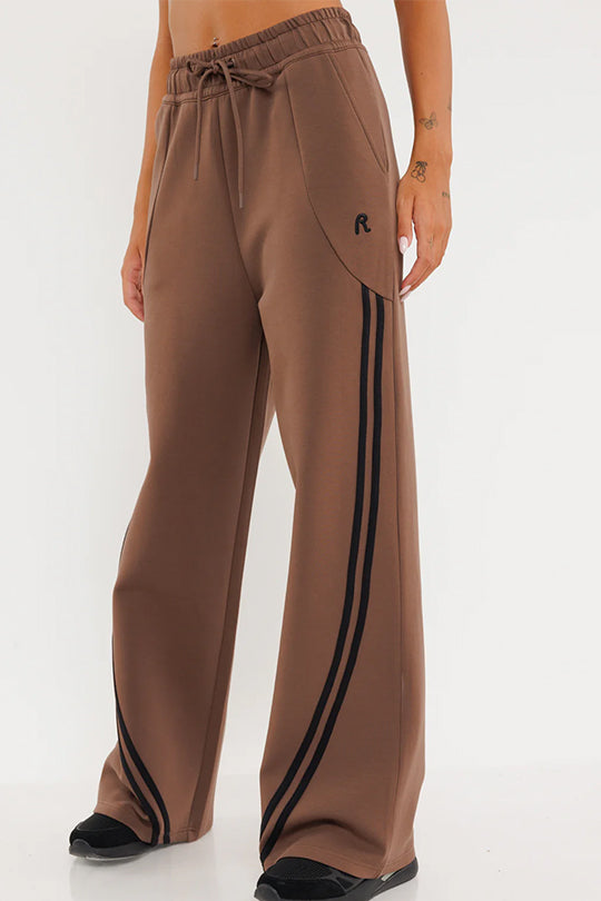 W INTERLOCK LONG PANTS 25173836P BROWN 56