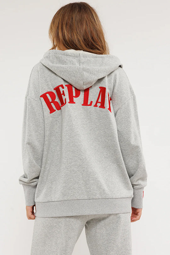 טי שירט  לנשים בצבע אפור