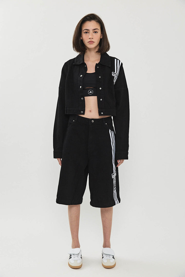מכנסי דנים מתפרקים TRUE BLACK DENIM בצבע שחור