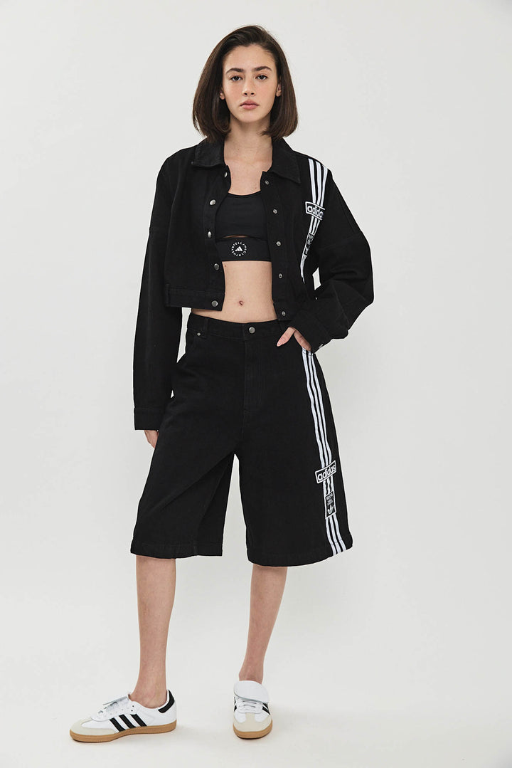 מכנסי דנים מתפרקים TRUE BLACK DENIM בצבע שחור