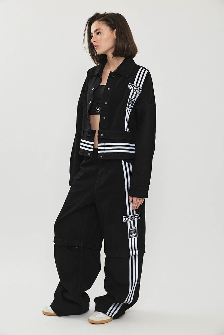 מכנסי דנים מתפרקים TRUE BLACK DENIM בצבע שחור