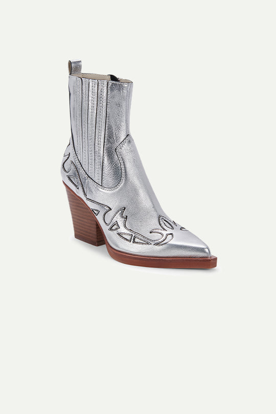 BEAUX SILVER LEATHER