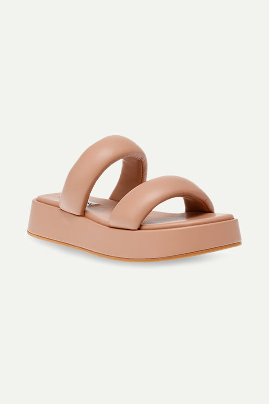 כפכפי פלטפורמה BOSSANOVA בצבע ניוד