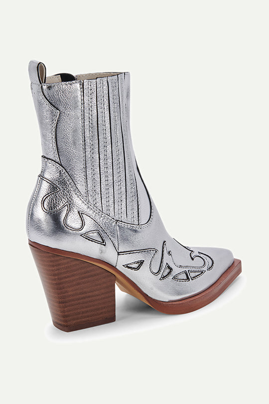 BEAUX SILVER LEATHER
