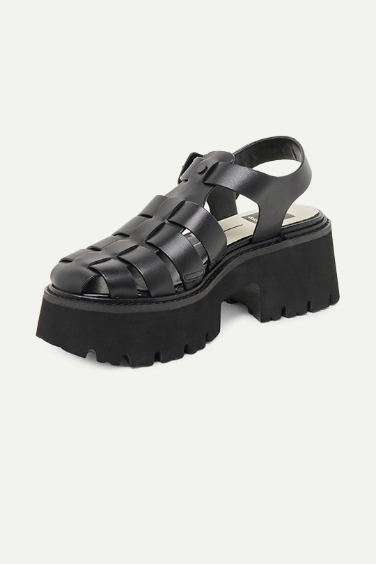 LASLY-T BLACK LEATHER