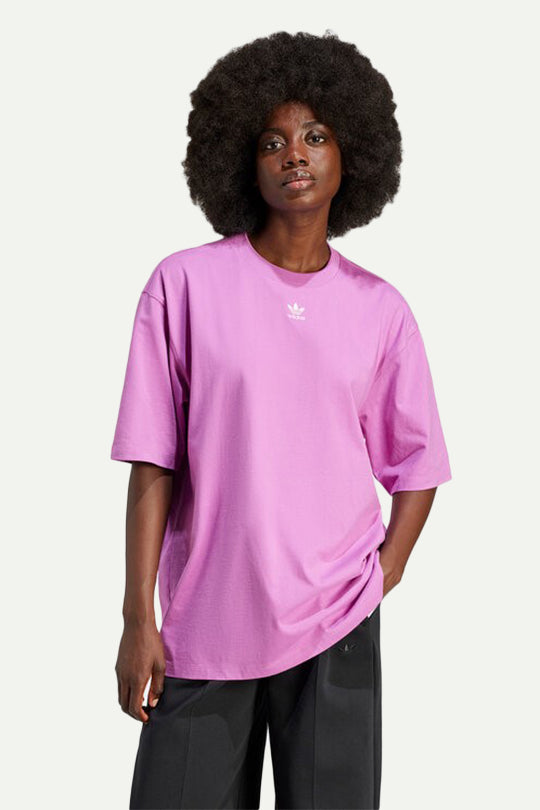 טי שירט קצרה Tee בצבע ורוד