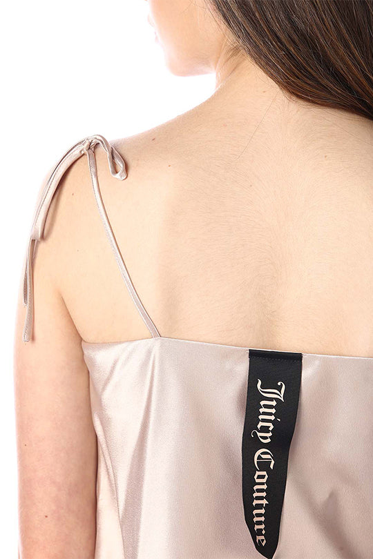 גופיית סאטן Satin בצבע קרם