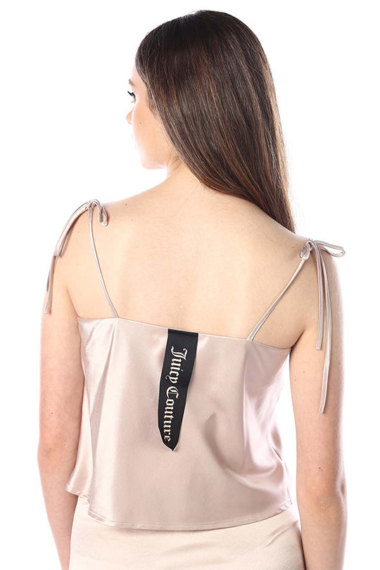 גופיית סאטן Satin בצבע קרם