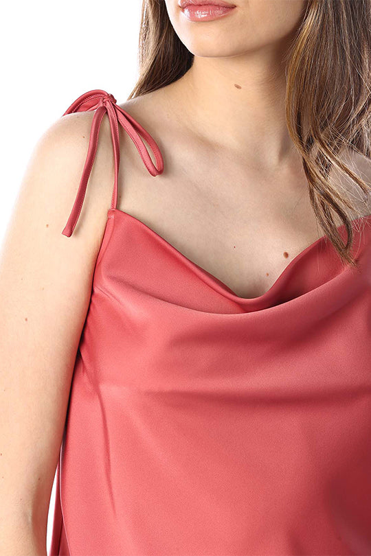 גופיית סאטן Satin בצבע ורוד