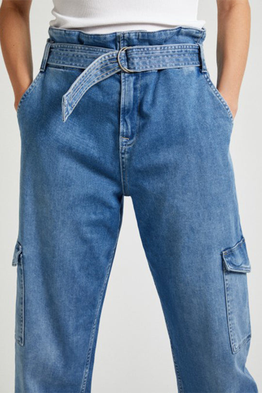 ג'ינס דגמח Tapered Utility בצבע כחול