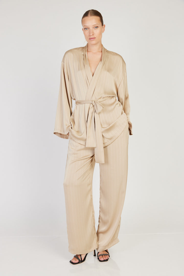 מכנסי Ston בצבע בז'