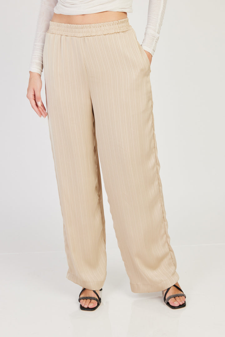 מכנסי Ston בצבע בז'