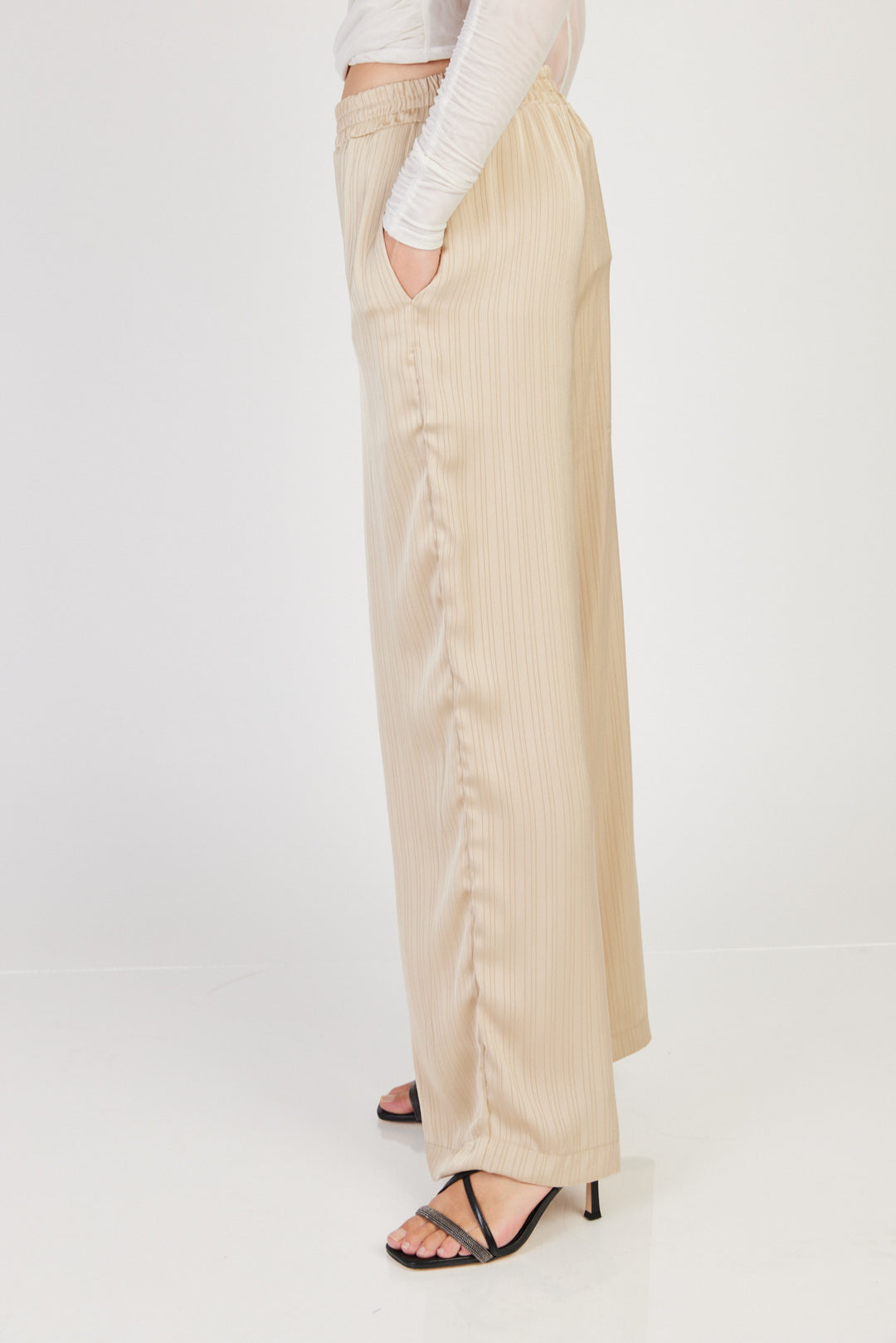 מכנסי Ston בצבע בז'