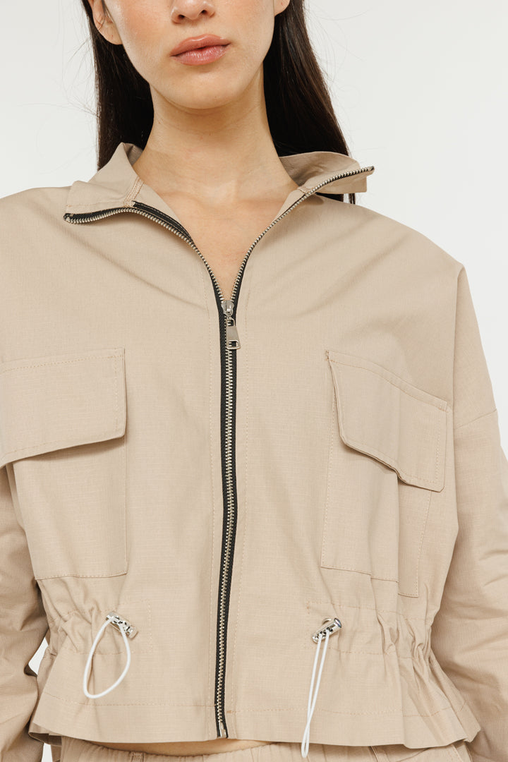 ג'קט ספארי Ray בצבע בז'