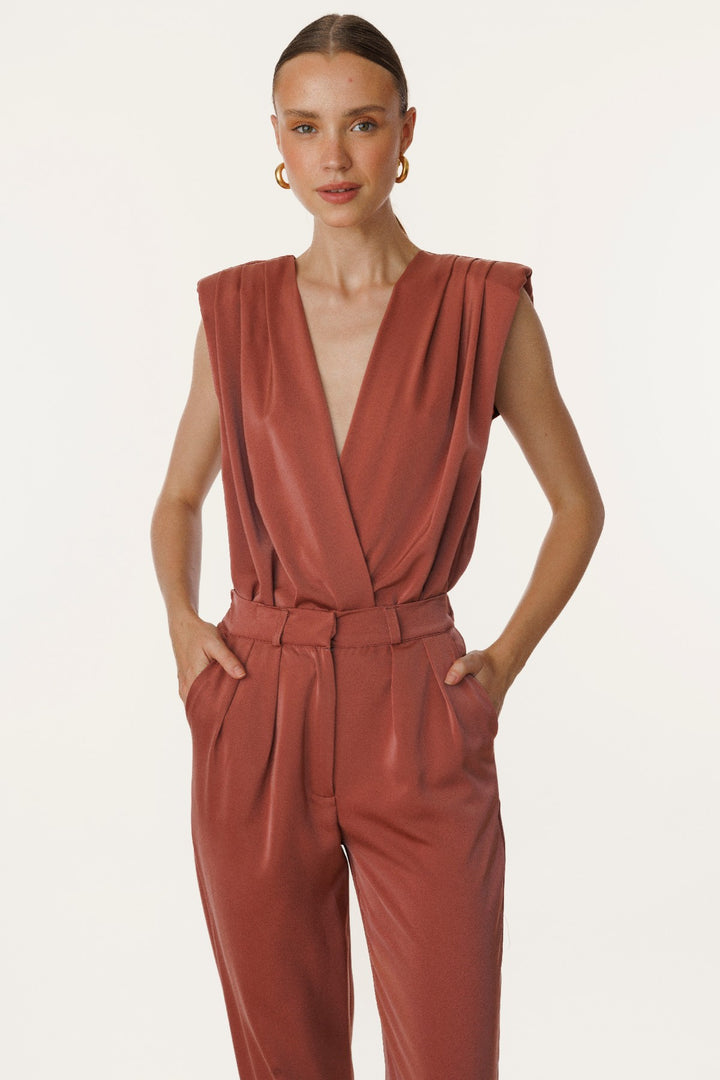 גופיית מעטפת Holland בצבע חמרה