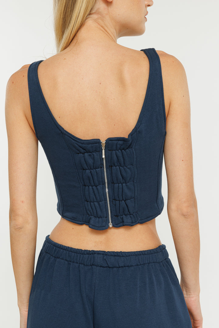 גופיית מחוך Ellie בצבע כחול ג'ינס