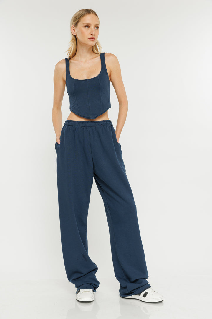 גופיית מחוך Ellie בצבע כחול ג'ינס