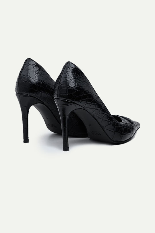 נעלי עקב MARTINE  בצבע שחור