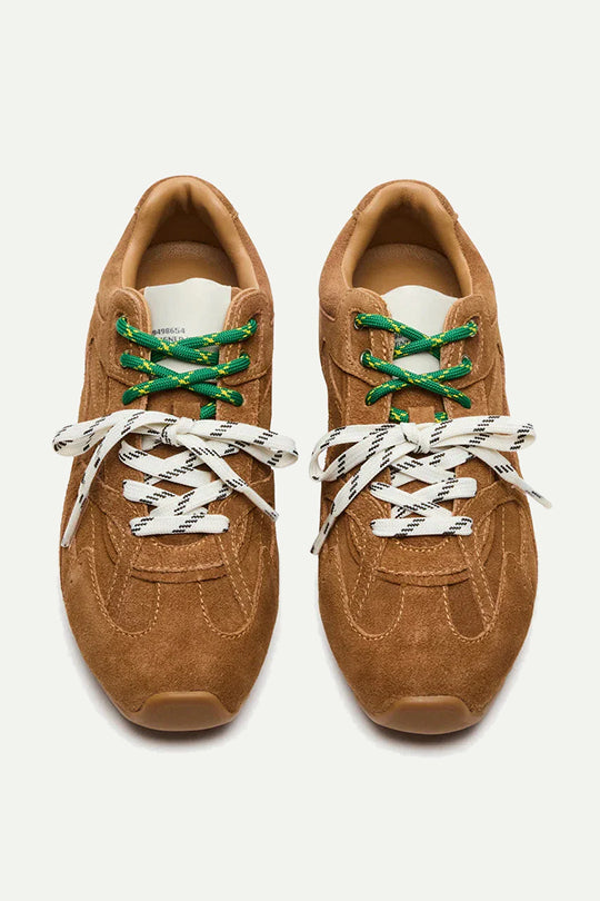 נעלי סניקרס AZIEL בצבע קאמל