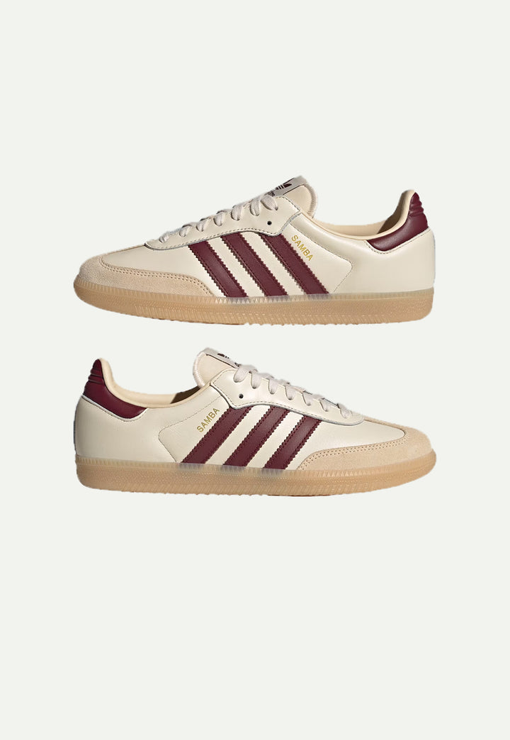 סניקרס SAMBA בצבע בז' ובורדו