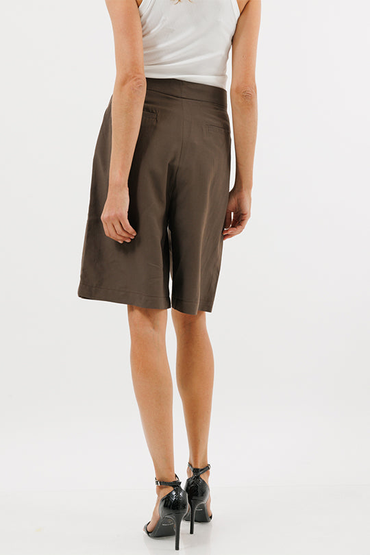 מכנסיים קצרים Vicolo בצבע חום