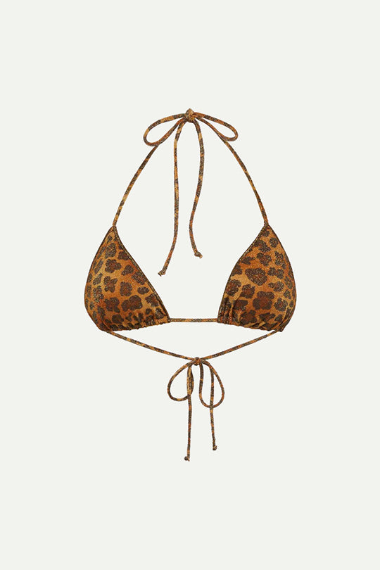 טופ ביקיני LEAH בהדפס מנומר