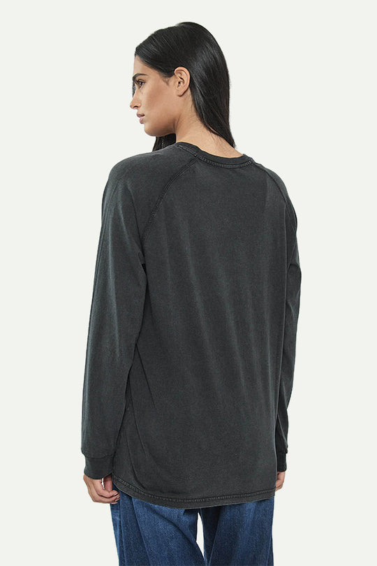 חולצה ארוכה בצבע אפור