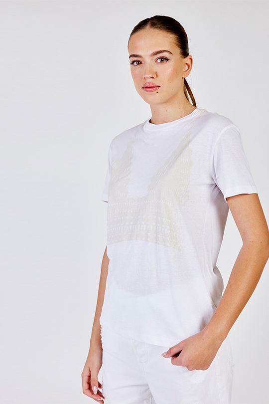 טי שירט קצרה Bra נשים