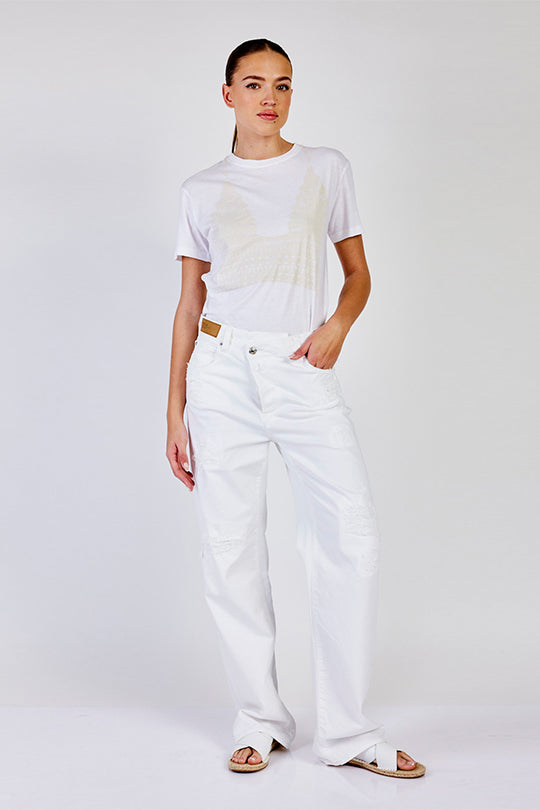 טי שירט קצרה Bra נשים