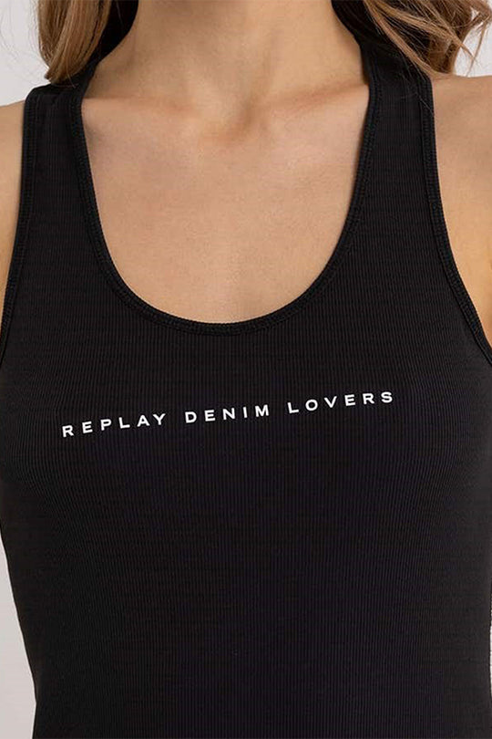 גופיה עם הדפס כיתוב נשים