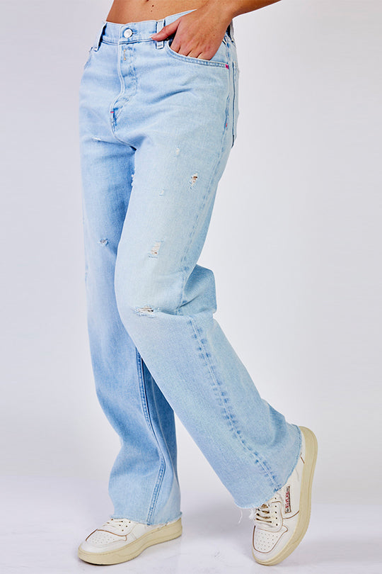 ג'ינס Jaylie Wide Leg נשים