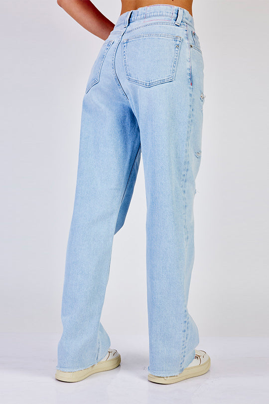ג'ינס Jaylie Wide Leg נשים