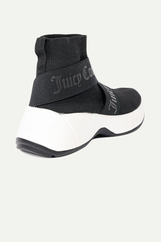 נעלי סניקרס גבוהות בצבע שחור