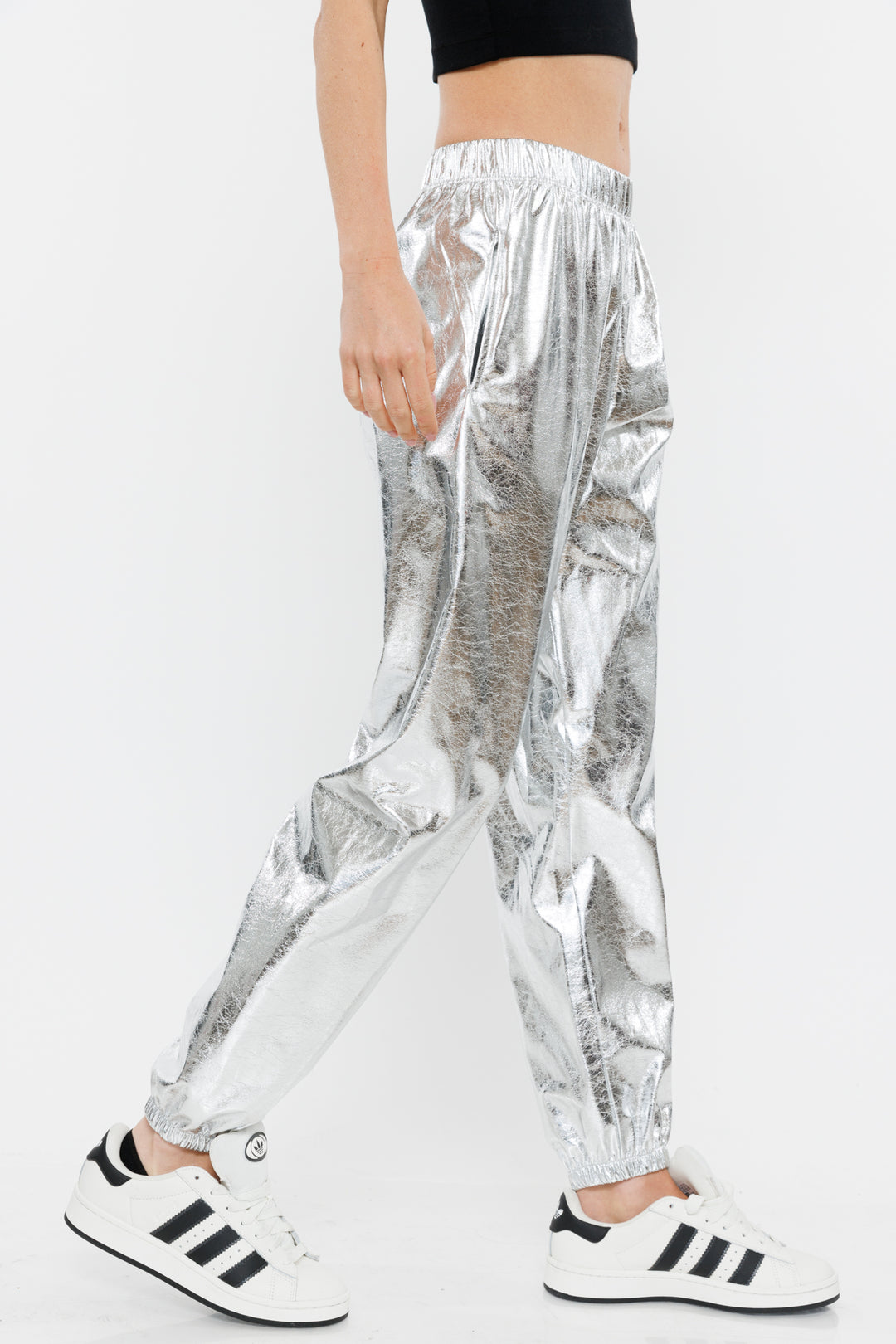 מכנסיים ארוכים Vico בצבע כסף