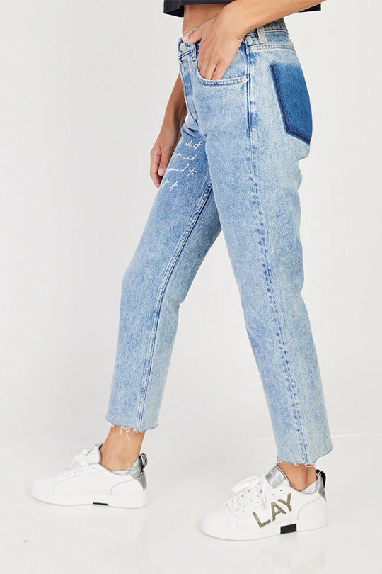 ג'ינס Maijke בגזרה ישרה נשים