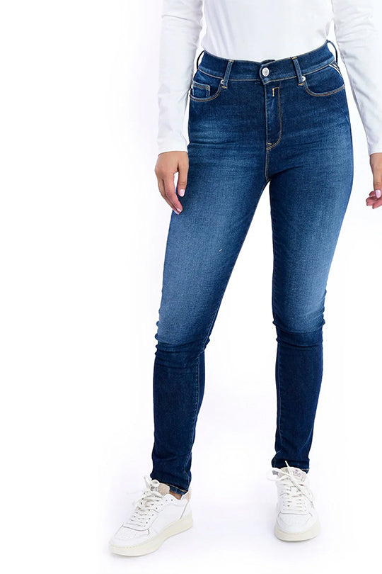 ג'ינס סקיני בצבע כחול כהה