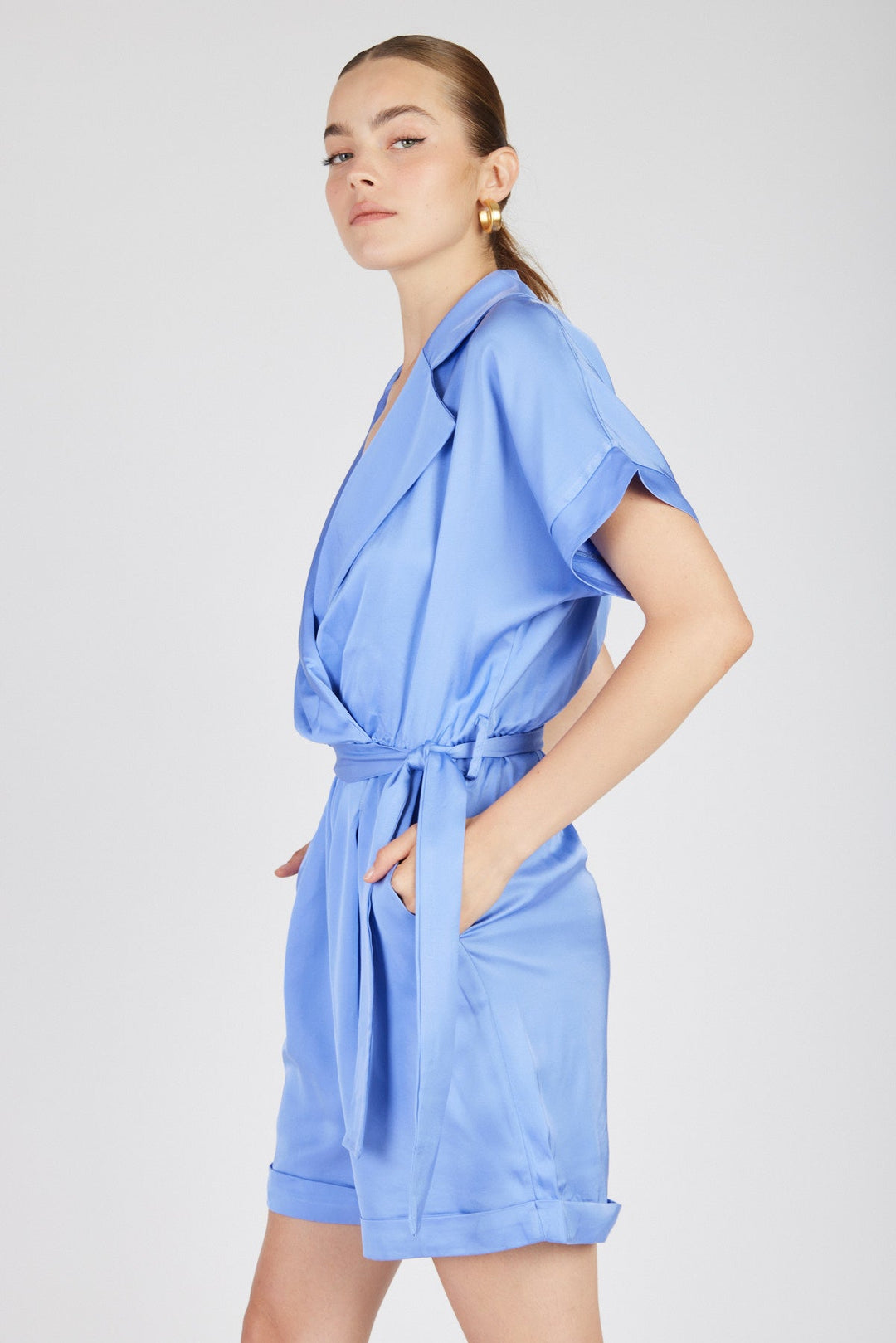 אוברול נורת' בצבע תכלת - Razili Studio