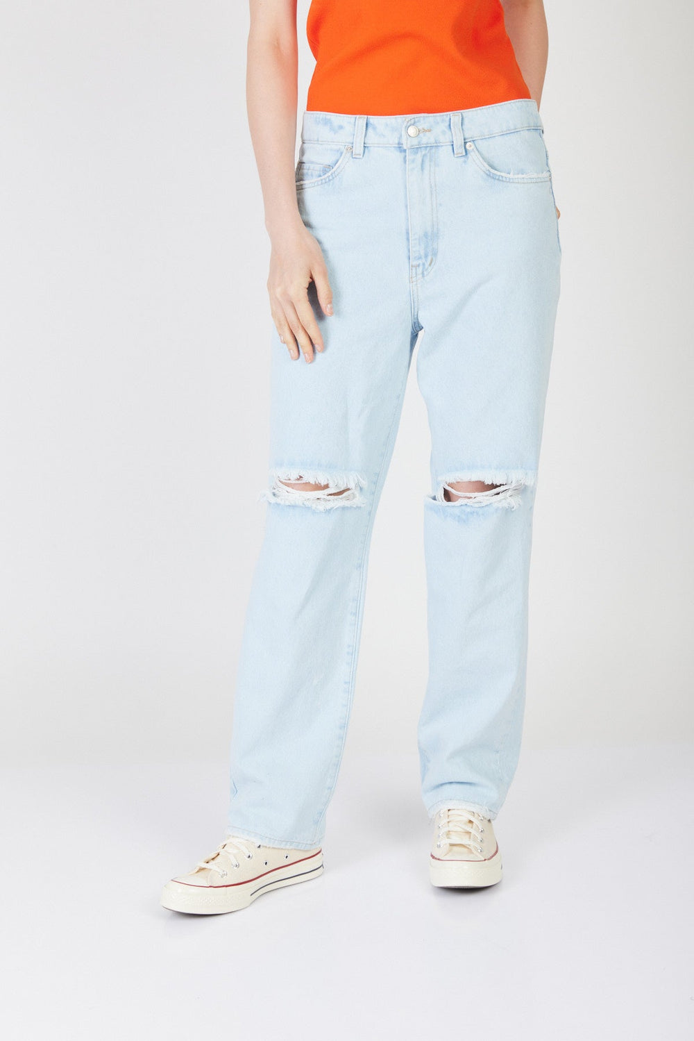 ג'ינס ארוך Straight Leg בצבע כחול בהיר - Juicy Couture