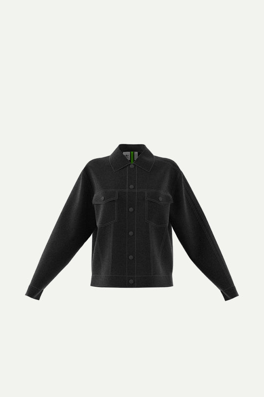 ג'קט ג'ינס Denim Jacket בצבע שחור - Adidas