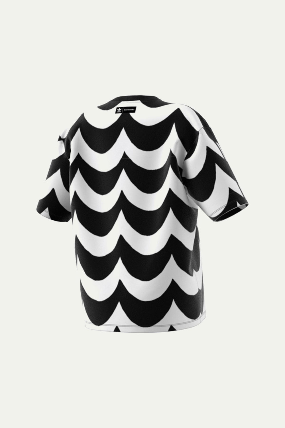 טישירט בהדפס מרמיקו בצבע שחור\לבן - Adidas
