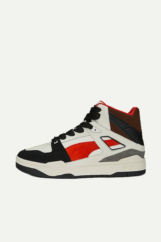 נעלי סניקרס גבוהות Slipstream Hi Always On בצבע שחור/אדום - Puma