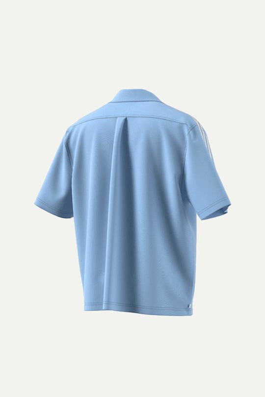 חולצת בייסבול מכופתרת Classics Shirt בצבע תכלת - Adidas