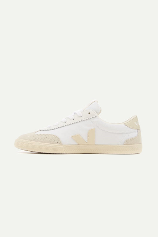 נעלי סניקרס Volley קנבס בצבע לבן