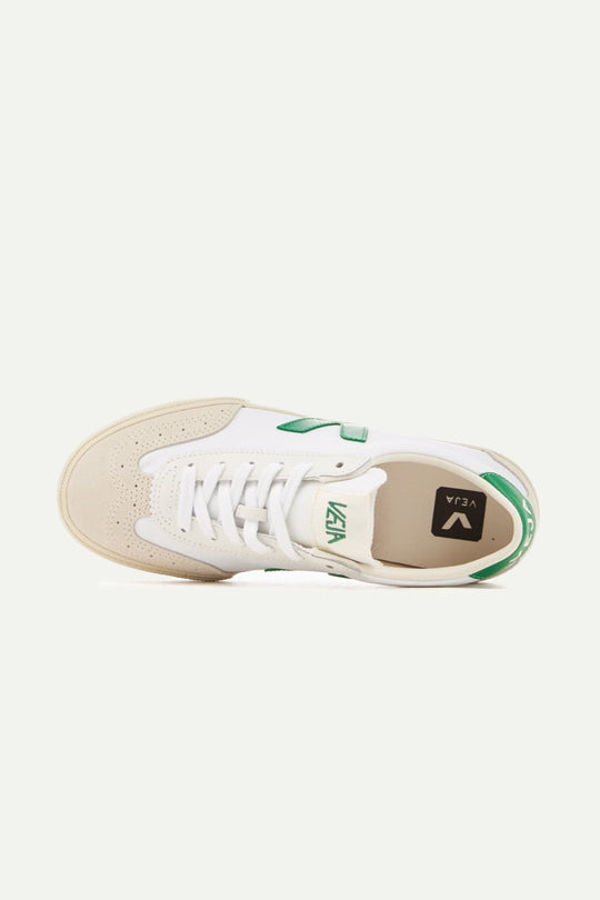 נעלי סניקרס Volley קנבס בצבע לבן/ירוק