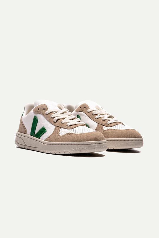 נעלי V-10 CH LEATH בצבע לבן/ירוק